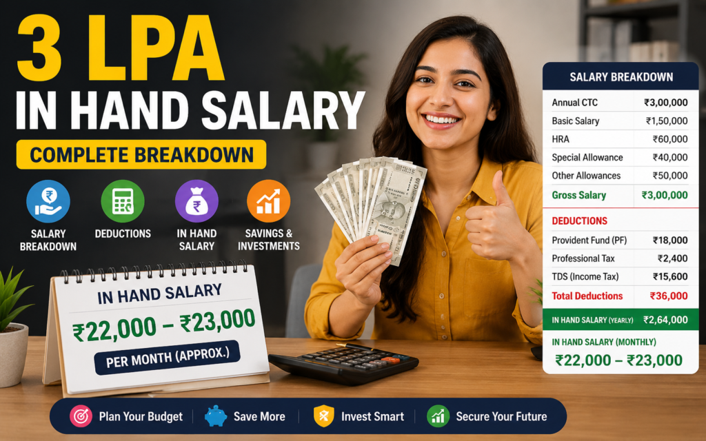 3 Lpa in Hand Salary
