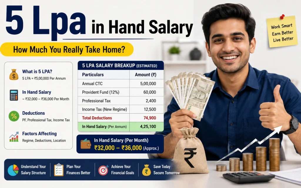 5 Lpa in Hand Salary