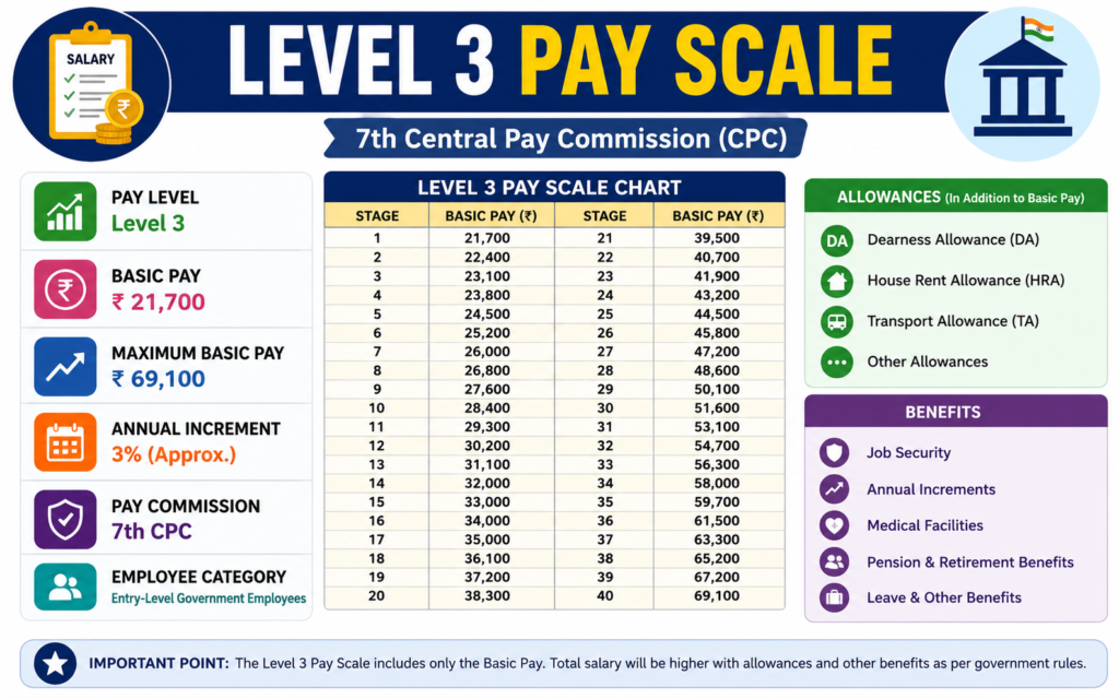 Level 3 Pay Scale: Everything You Need to Know (2026) Level 3 Pay Scale