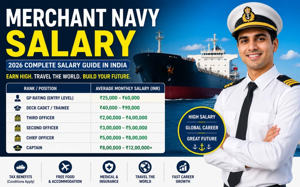 merchant navy ki salary