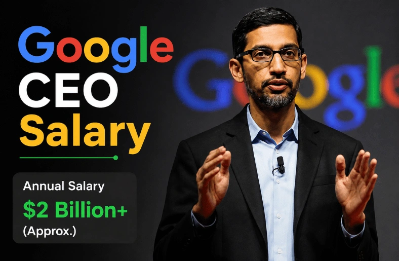 Google CEO Salary : Sundar Pichai Monthly Income, Net Worth and Full Breakdown in LPA 2026 Google CEO salary