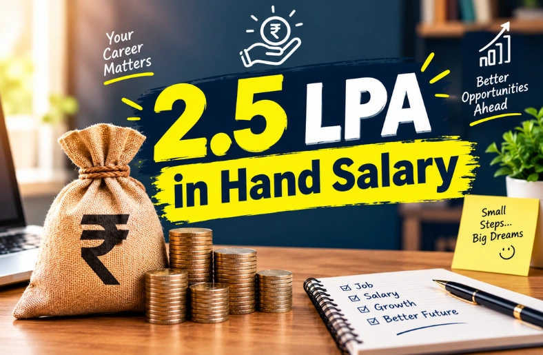 2.5 LPA In Hand Salary: 7 Shocking Facts Every Fresher Must Know 2.5 LPA in hand salary