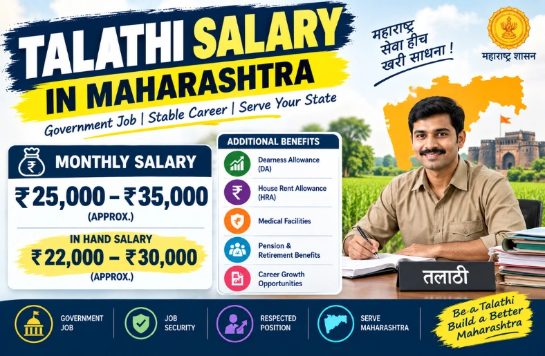 Talathi Salary in Maharashtra 2026: Pay, Perks & Growth Talathi salary in Maharashtra