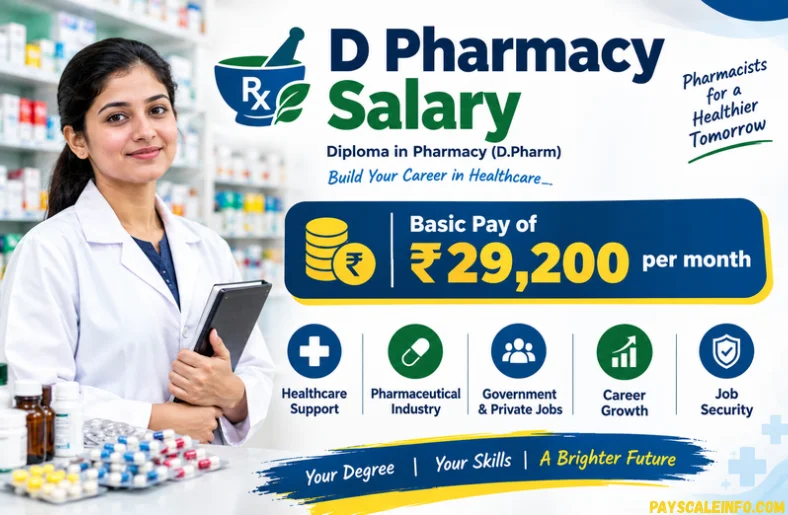 D Pharmacy Salary 2026: Government vs Private Monthly Pay D Pharmacy salary